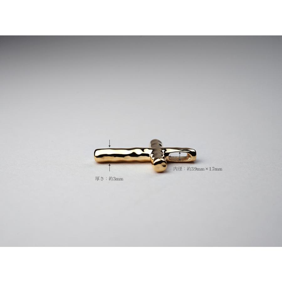 18K ラギット クロス ペンダント トップ 女性用 18k レディース 18金 K18 プレゼント 送料無料 rph69280621の画像