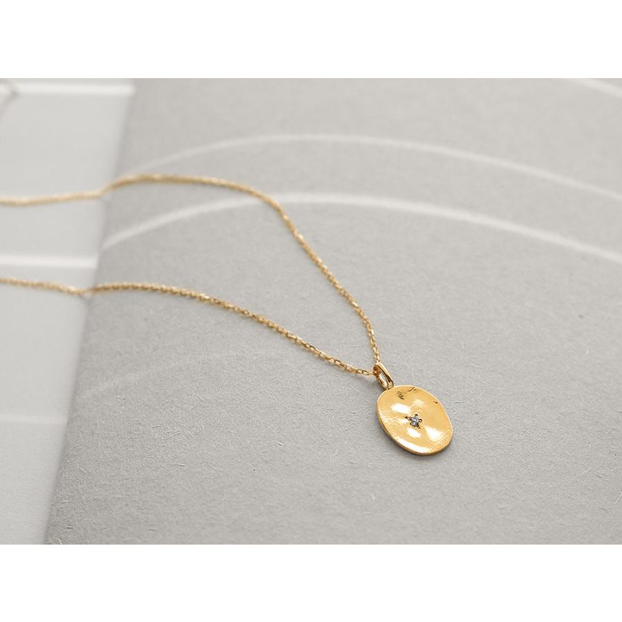 ペンダントヘッド チャーム 18K ミラージュ ダイヤ プレート デザイン