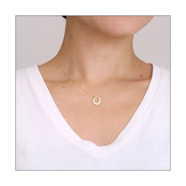18k ホースシュー ネックレス 馬蹄 首飾り 18k ペンダント レディース 18金 K18 金属アレルギー対応 プレゼント 送料無料 春物 ホワイトデー 母の日 Hd Rapa 通販 Yahoo ショッピング