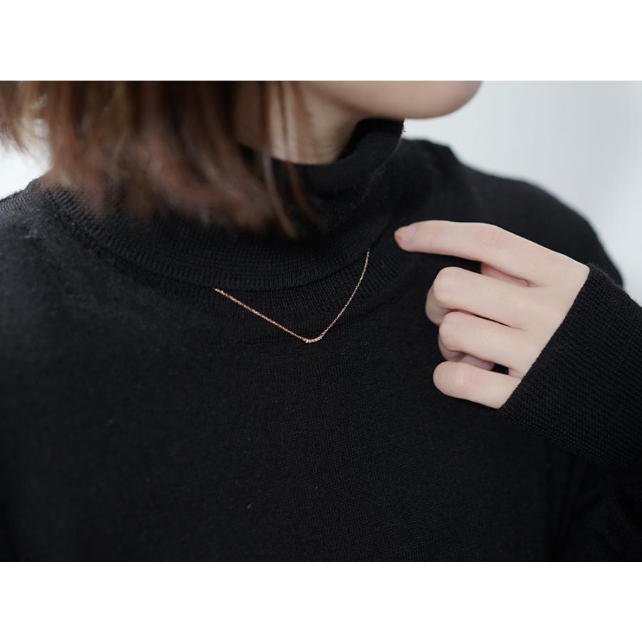 18K ダイヤモンド リトルディアー ネックレス 18k ペンダント レディース 18金 K18 金属アレルギー対応 送料無料 rph60313721の画像