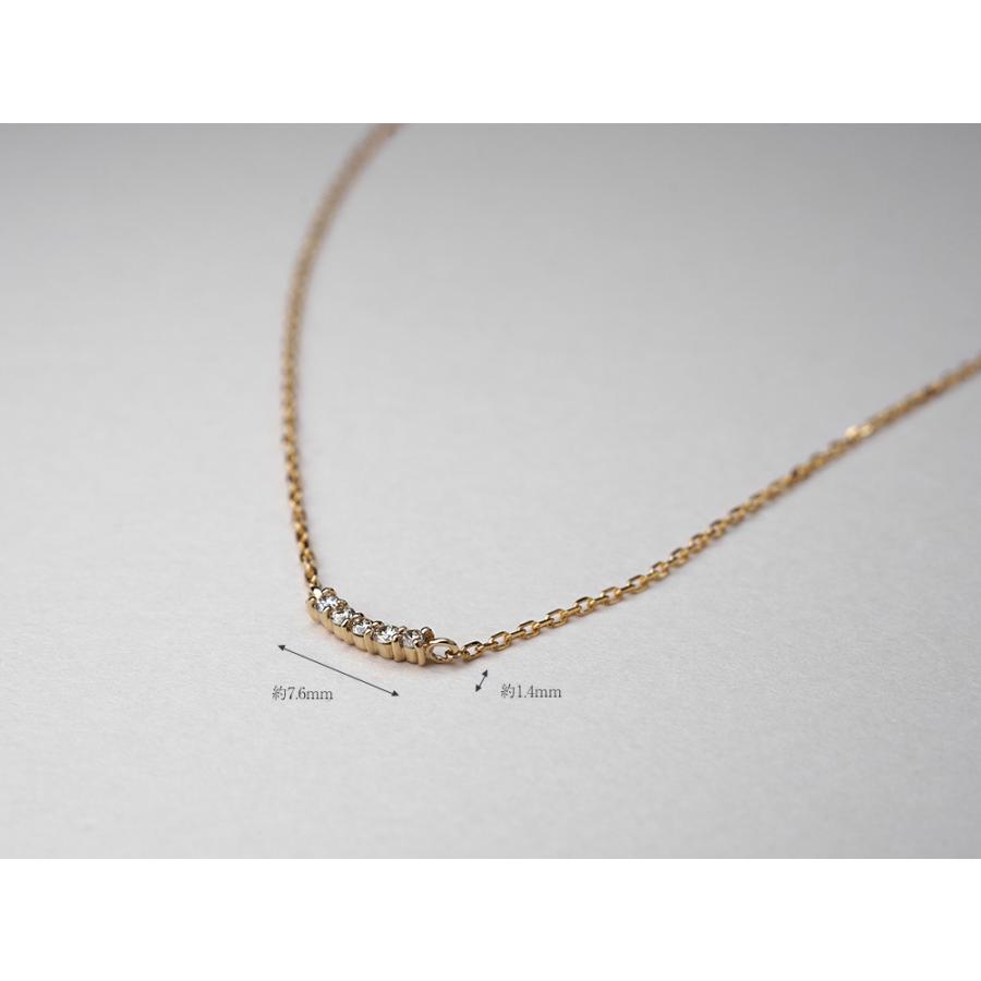 18K ダイヤモンド リトルディアー ネックレス 18k ペンダント レディース 18金 K18 金属アレルギー対応 送料無料 rph60313721の画像