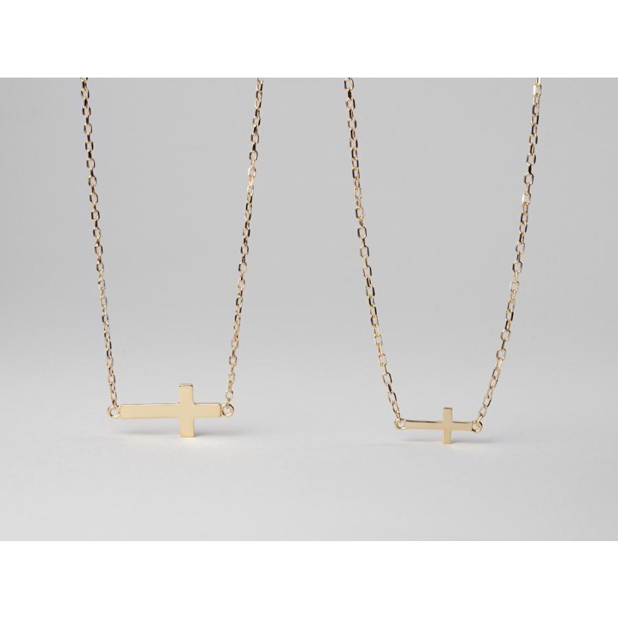 11/28午後値上げ実施】 K18 ベイビー クロス (L) ネックレス