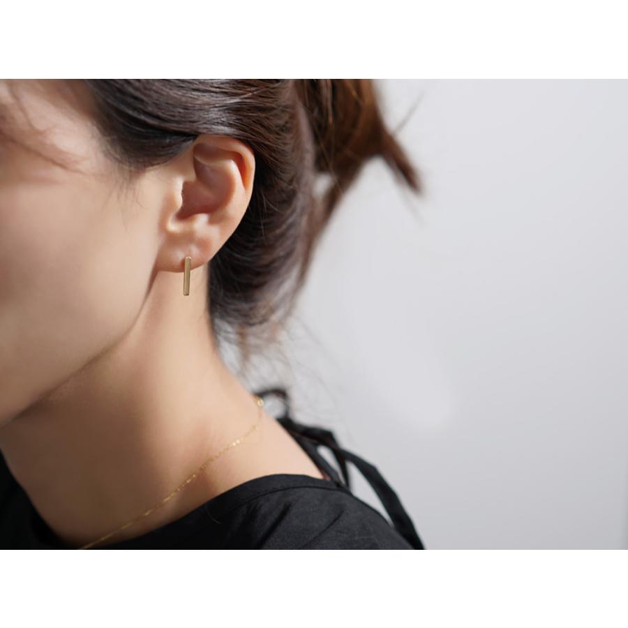 ピアス 18K バーピアス レディース 18金ピアス シンプル 棒 ピアス 18K バーピアス レディース 18金ピアス シンプル 棒