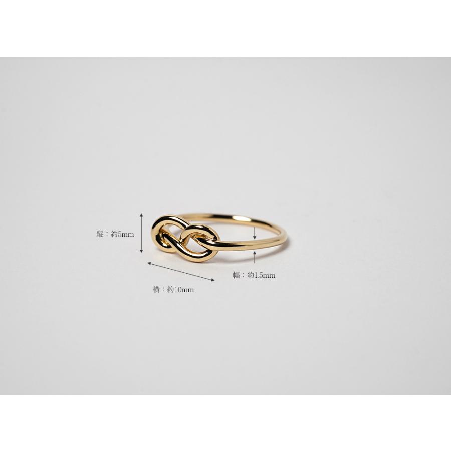 18K リング レディース 指輪 ファッションリング 無限