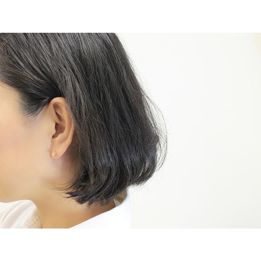 ピアス 18K クラウン ダイヤモンド ピアス 0.2ct ダイヤ ピアス 18K ダイアモンド レディース 18金 K18 送料無料 rph46528923の画像
