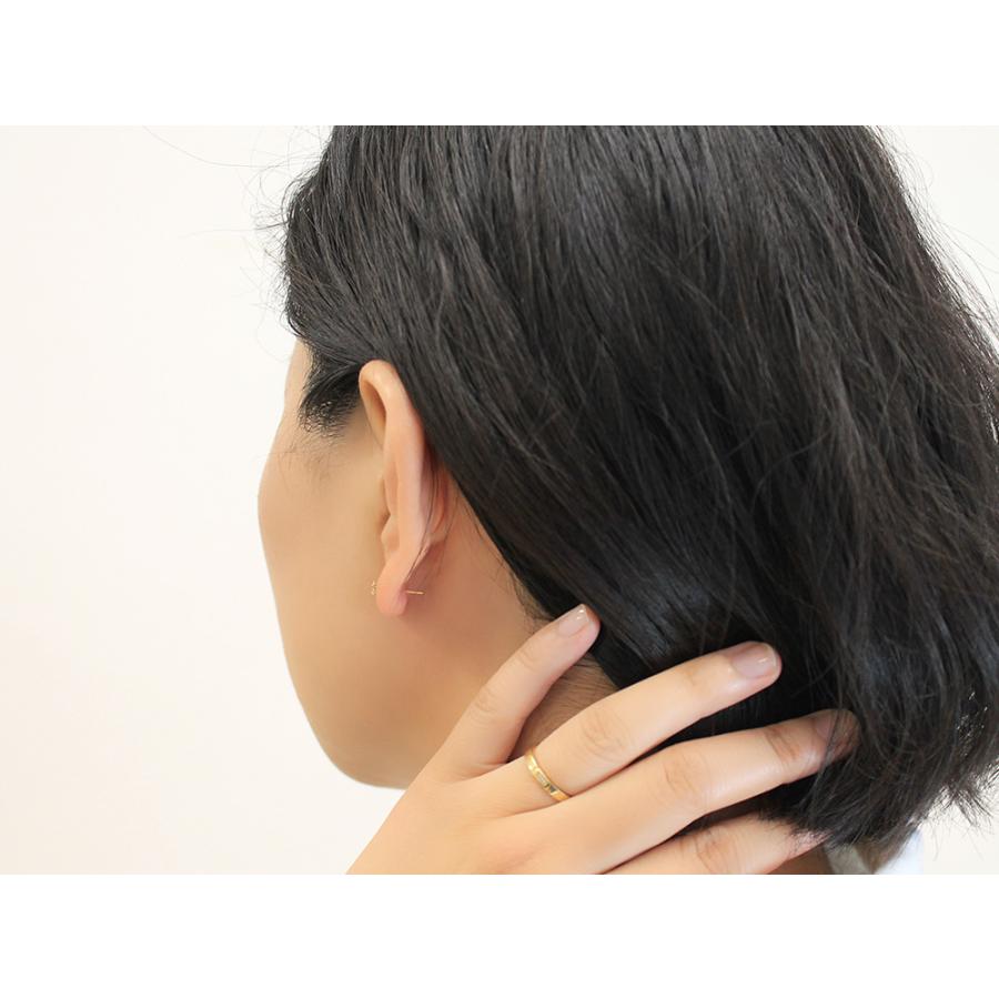 ピアス 18K ジュネス ダイヤモンド ピアス 0.1ct ダイヤ ピアス 18K ダイアモンド レディース 18金 K18 プレゼント 送料無料 rpaub2023の画像