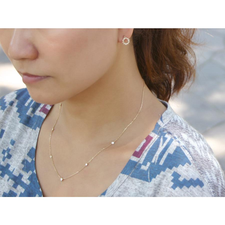 K18 ダイヤモンド フラメント ピアス ダイヤ ピアス 18k 18金 rph48987123の画像