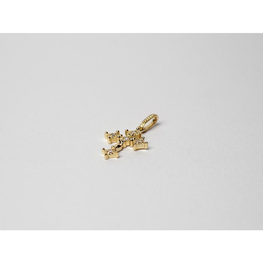 K18　クロストップ　リバーシブル シルバー K18 リバーシブル クロス ペンダントトップの通販 by