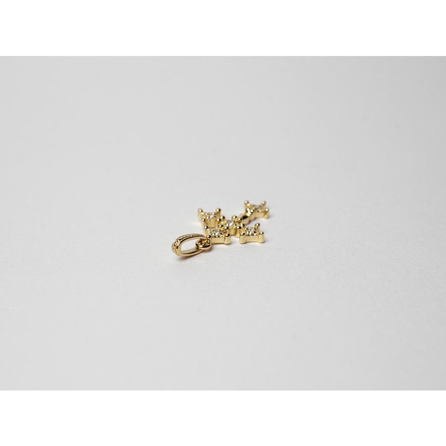 K18 クラシカル クロス トップ レディース クラシック ネックレス