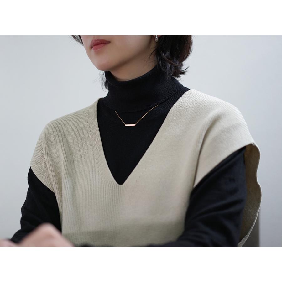 K18 HASHIRA ネックレス 無垢な柱…バーネックレス 地金 K18 HASHIRA ネックレス 無垢な柱…バーネックレス 地金
