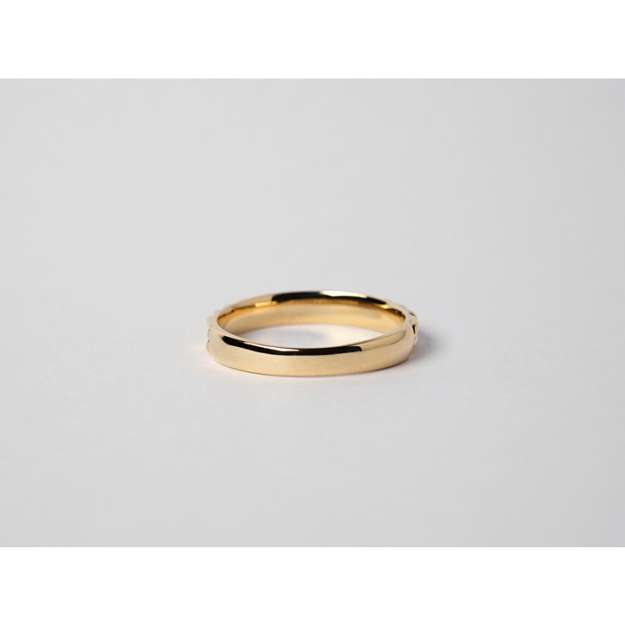 K18 フィガロ リング 自分らしいリングを。 K18 チェーン リング 地金 指輪 鎖 重ね付け 地金リング ring 18k 18金 ゴールド rpaub11322の画像