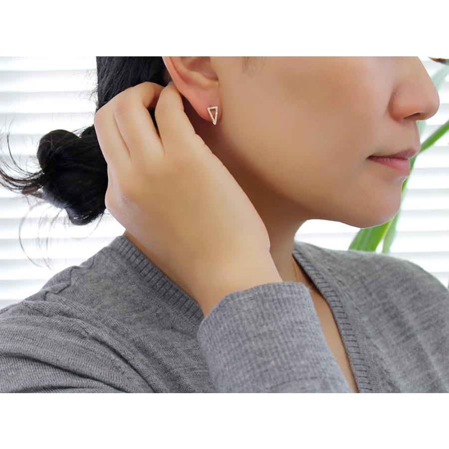 18k ダイヤモンドピアス K18 ダイヤモンド ピアス 18金 イエローゴールド 18K YG 天然 ダイヤ