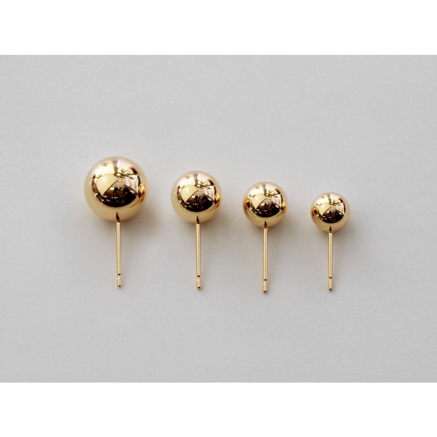 ピアス 18K ミロワール スタッド 7mm ボールピアス 安心 ピアス 18K ミロワール スタッド 7mm ボールピアス 安心