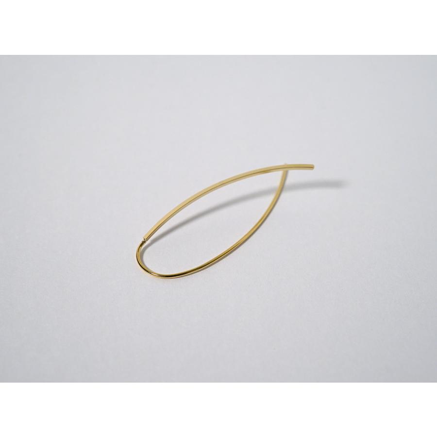 ピアス ゆれるピアス 18K 大ぶり アメリカンピアス 揺れるピアス