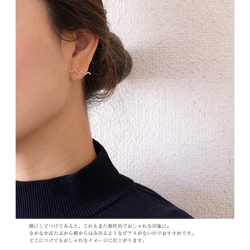 18K ピアス レディース 2way ジュエリー アクセサリー ギフト プレゼント 女性用 18金 K18 金属アレルギー対応 プレゼント rph46736923の画像