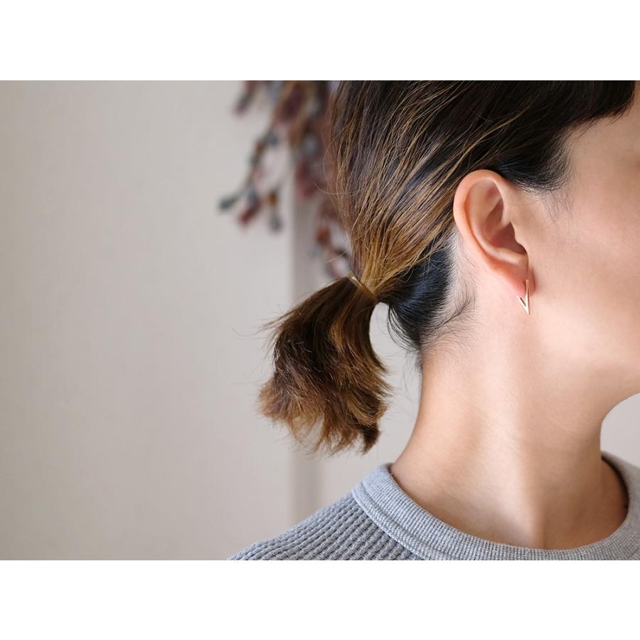 最終価格✩K10YGピアス 1月誕生石のアクセサリー K10YG シトリン 六角形フックピアス 11