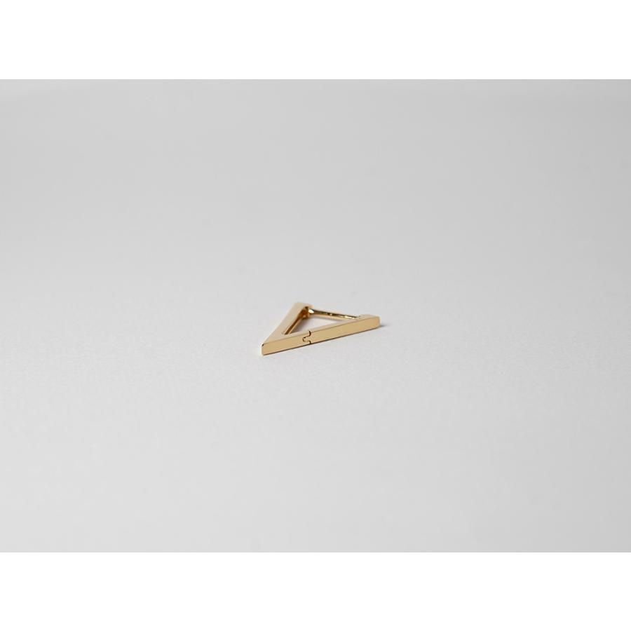 K18 アロー ピアス 18k 18金 フープピアス レディース 三角形 トライアングル 安心 アクセサリー ギフト 女性用 贈り物 rph46969823の画像