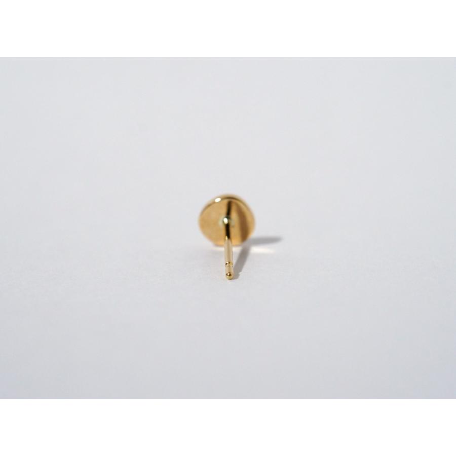 K18 ワープピアス 18k 18金 レディース ジュエリー 丸 サークル ラウンド スタッドピアス 安心 アクセサリー ギフト 地金 プレゼント 女性用 rpaub10723の画像