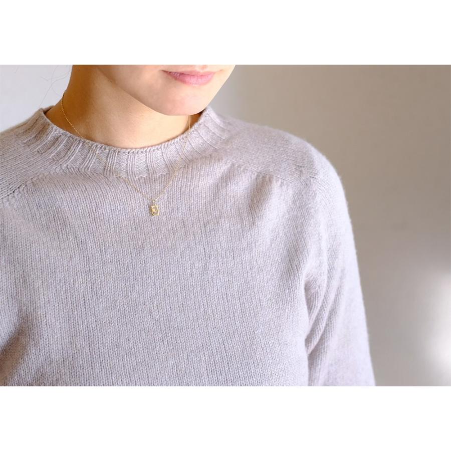 チャーム レディース K18 イニシャルトップ ナンバー ネックレス 18K