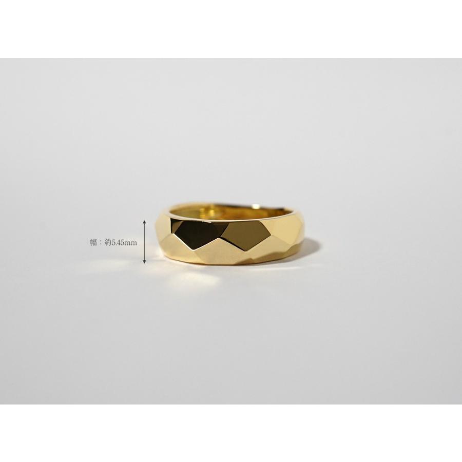 K18 アングラー リング 指輪 レディース メンズ 18k 18金 K18 鏡面 地金リング 地金 指輪 ring ゴールド 幅広 女性 ギフト rph11237222