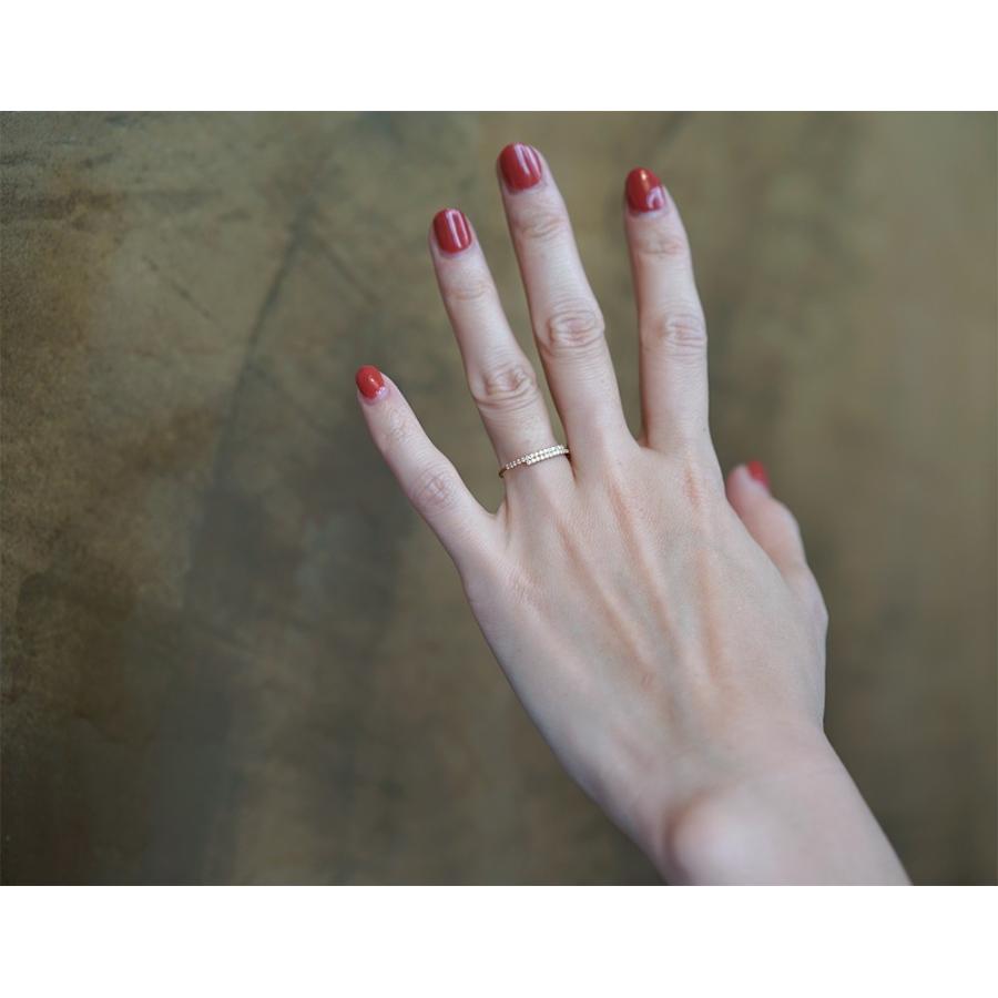 K18 クリング ダイヤモンド リング レディース 18k 18金 エタニティ