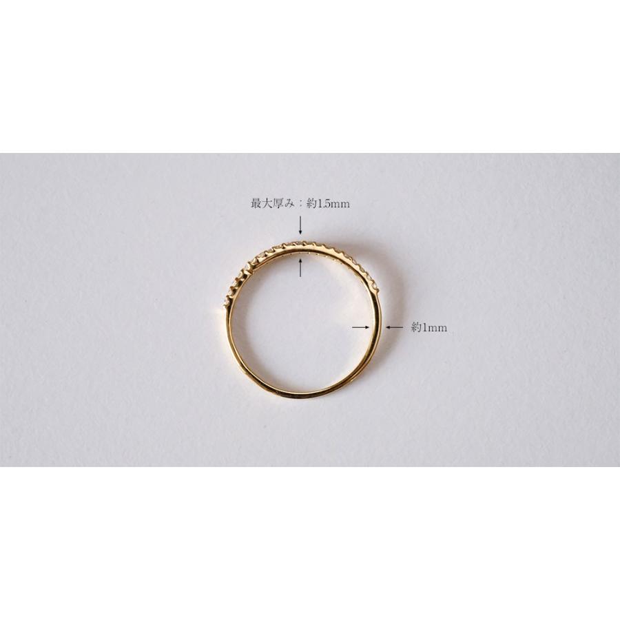 K18 クリング ダイヤモンド リング レディース 18k 18金 エタニティ