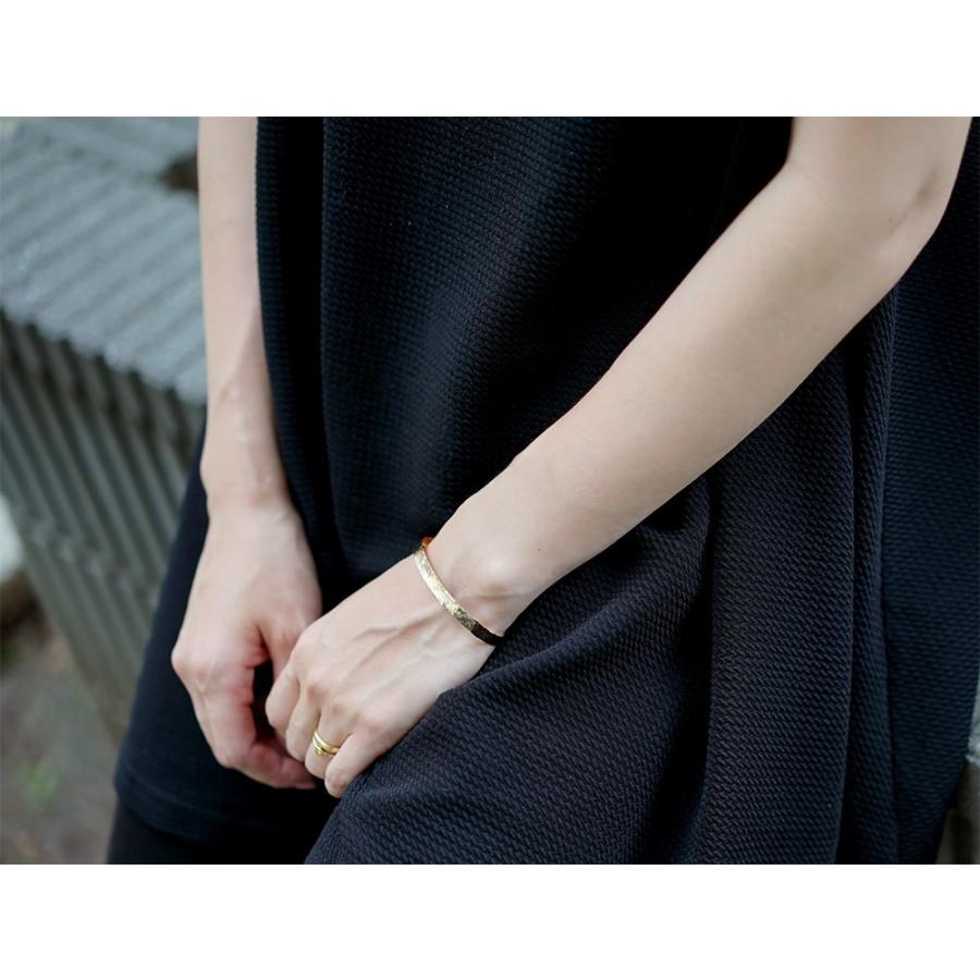 ブレスレット レディース K18 ルーナ バングル 18k 18金 槌目 ブレスレット レディース K18 ルーナ バングル 18k 18金 槌目
