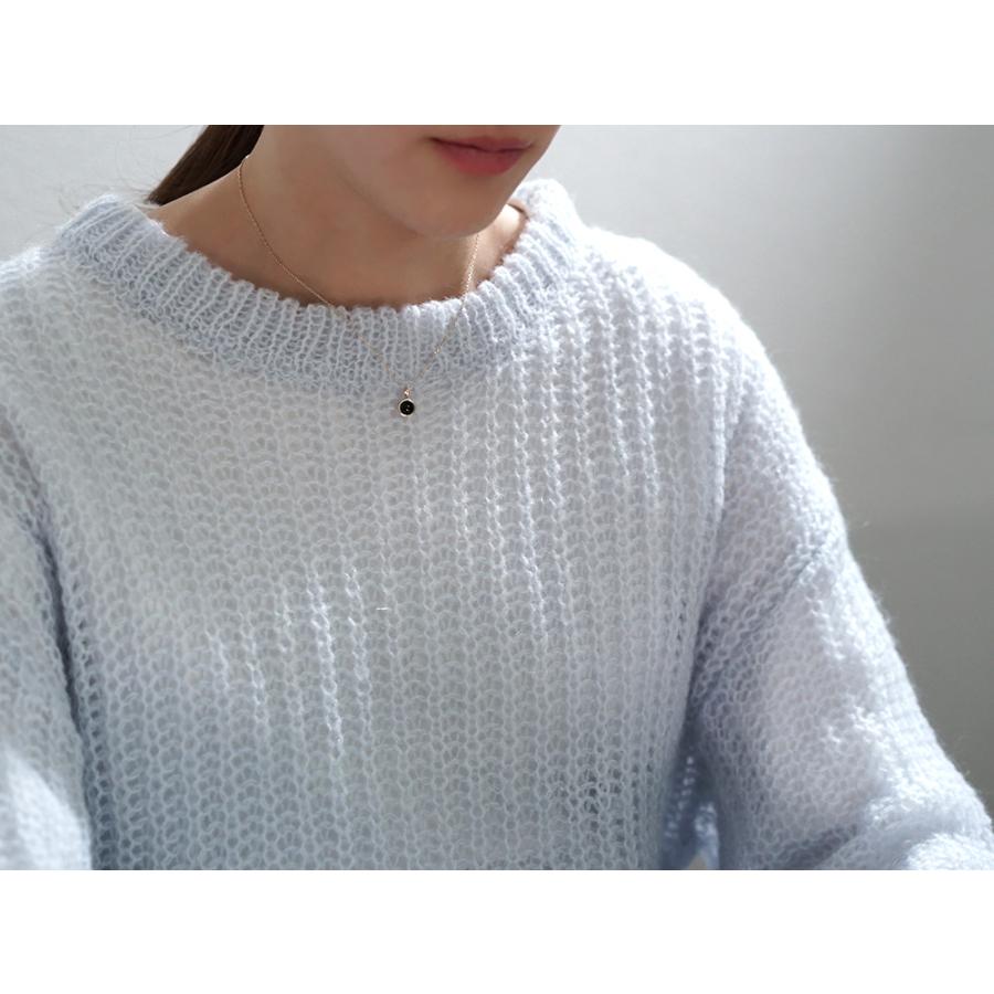 K18 エクリプス ペンダントトップ レディース 18k 18金 地金 K18ゴールド プラチナ ブラックオニキス ネックレストップ 丸 rph63490421の画像