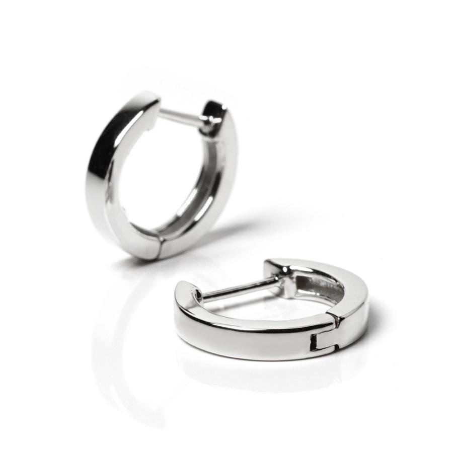 K18 ランポ フープ ピアス 18k 18金 フープピアス レディース