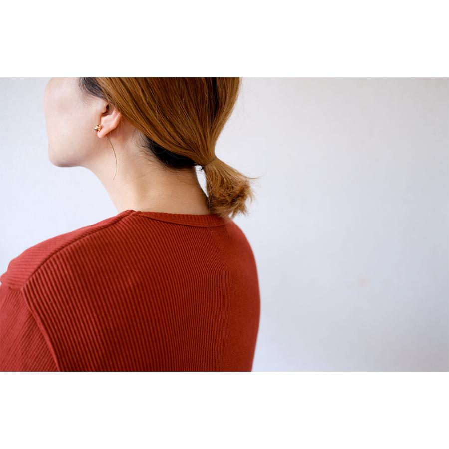 K18 pin ピアス レディース ボールピアス 8mm アメリカンピアス ピン