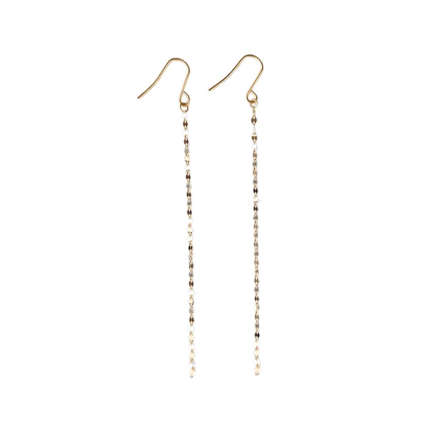 K18 エクレア ピアス エクレアチェーン ファンタジアチェーン アメリカンピアス 18k 18金 レディース 揺れる  rph43552623の画像