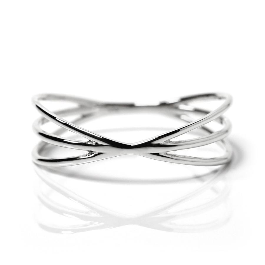 K18 アーク リング レディース 地金 指輪 ring 18k 18金 ゴールド 送料