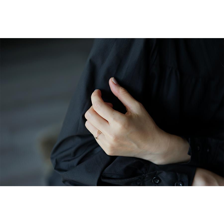 K18 アーク リング レディース 地金 指輪 ring 18k 18金 ゴールド 送料