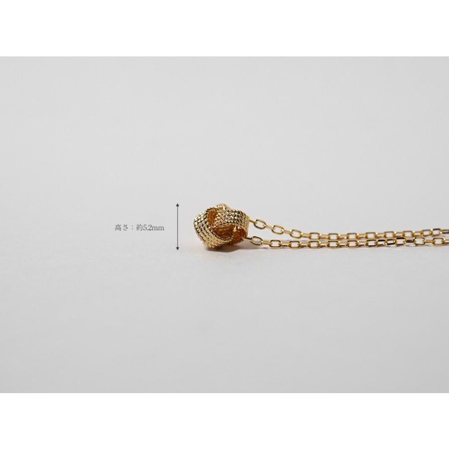 K18 ブレイド ネックレス レディース 18金 18K 地金 結び目 水引 K18 ブレイド ネックレス レディース 18金 18K 地金 結び目 水引
