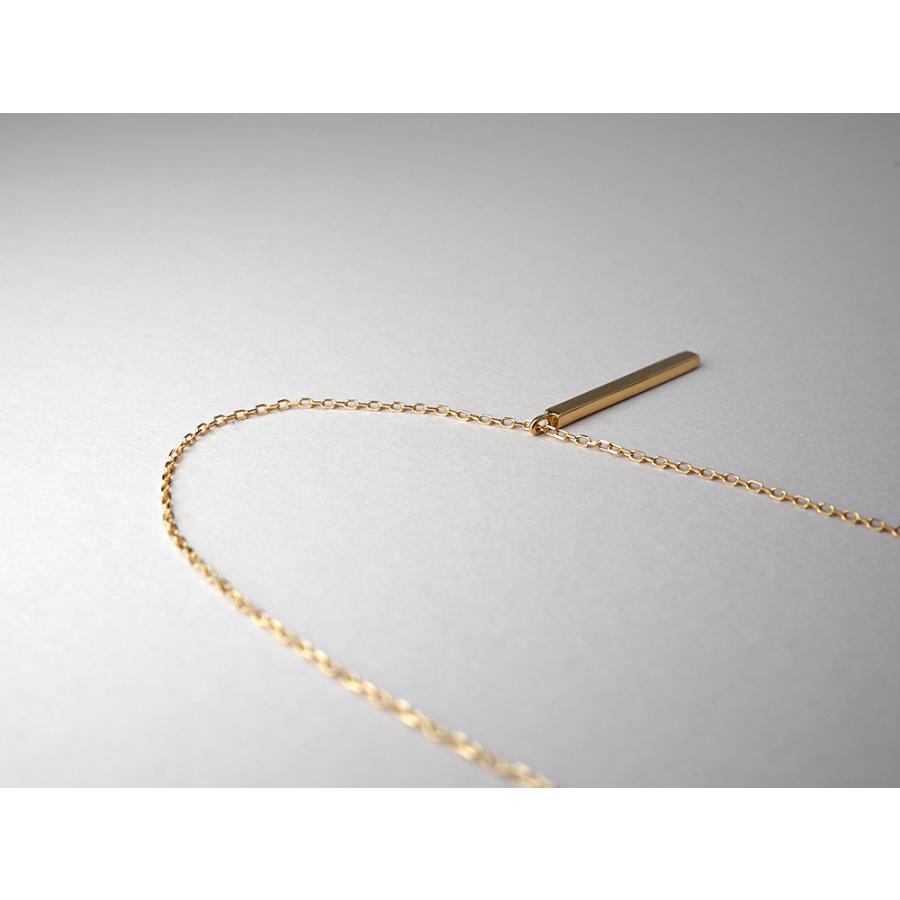 K18 ピラー ネックレス レディース 18k 18金 ペンダント バー 柱 K18 ピラー ネックレス レディース 18k 18金 ペンダント バー 柱