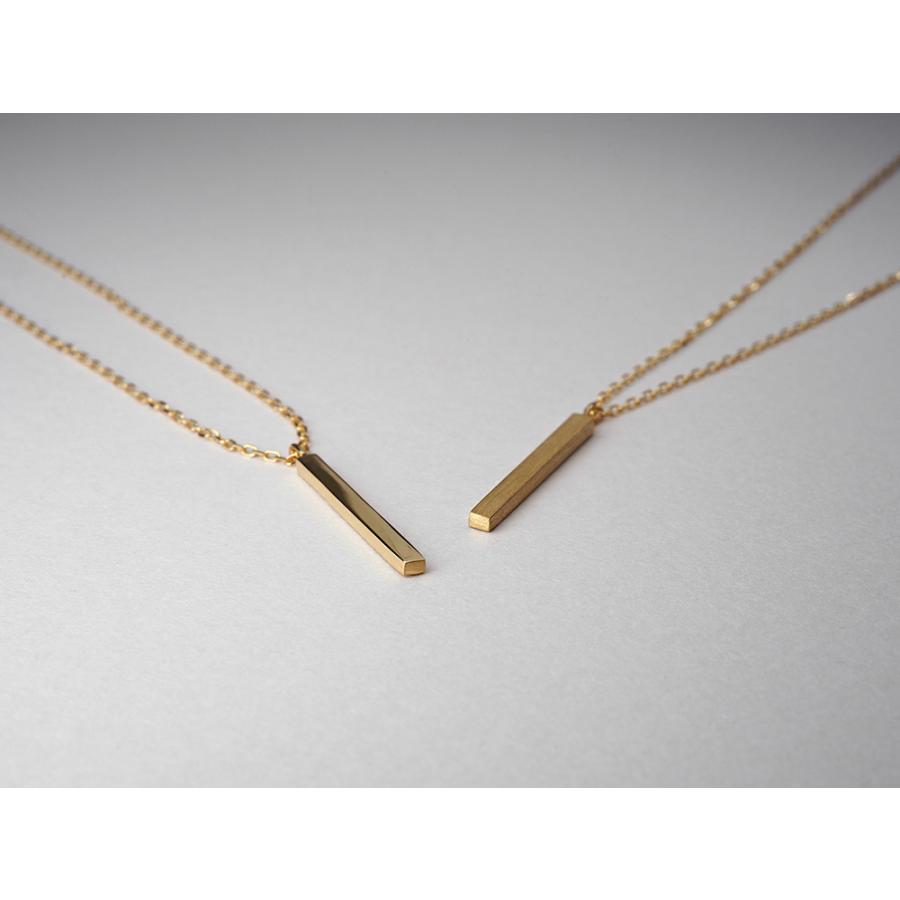 K18 ピラー ネックレス レディース 18k 18金 ペンダント バー 柱 K18 ピラー ネックレス レディース 18k 18金 ペンダント バー 柱
