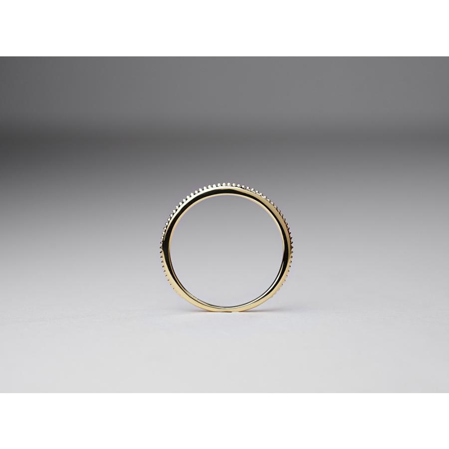 K18 ミリヤ リング レディース 地金 指輪 18k 18金 ピンキーリング ゴールド スタックリング ミル打ち  スタッキング rpa3348322の画像