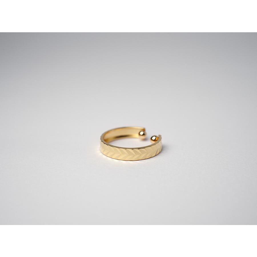 片耳販売】 K18 麦穂 イヤーカフ レディース 麦の穂 稲穂 18k 18金