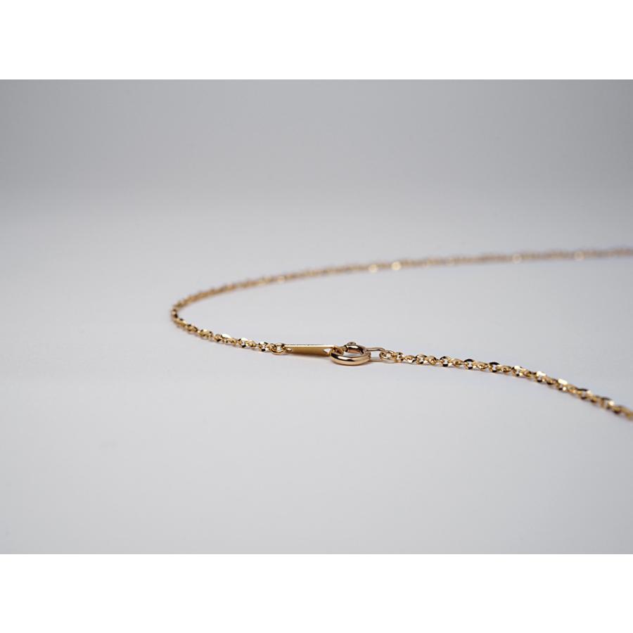 K18 ルーチェアズキネックレスチェーン 1.2mm あずきチェーン 小豆チェーンネックレス レディース メンズ 18金ネックレス rph63440421の画像