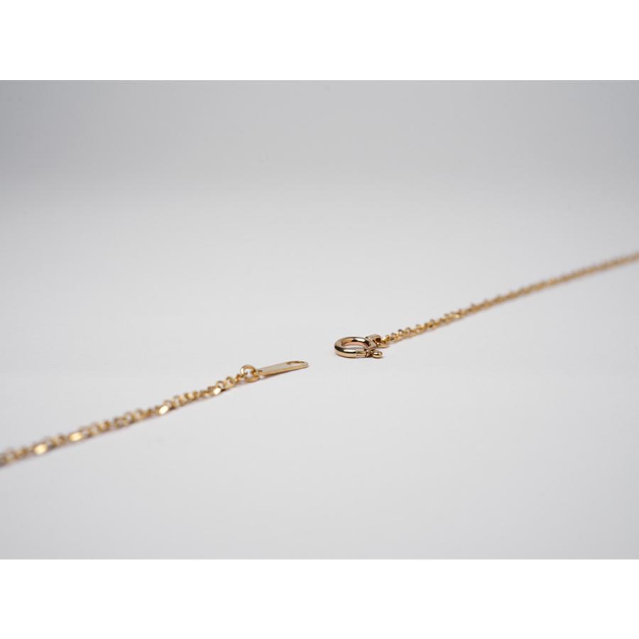 K18 ルーチェアズキネックレスチェーン 1.2mm あずきチェーン 小豆チェーンネックレス レディース メンズ 18金ネックレス rph63440421の画像