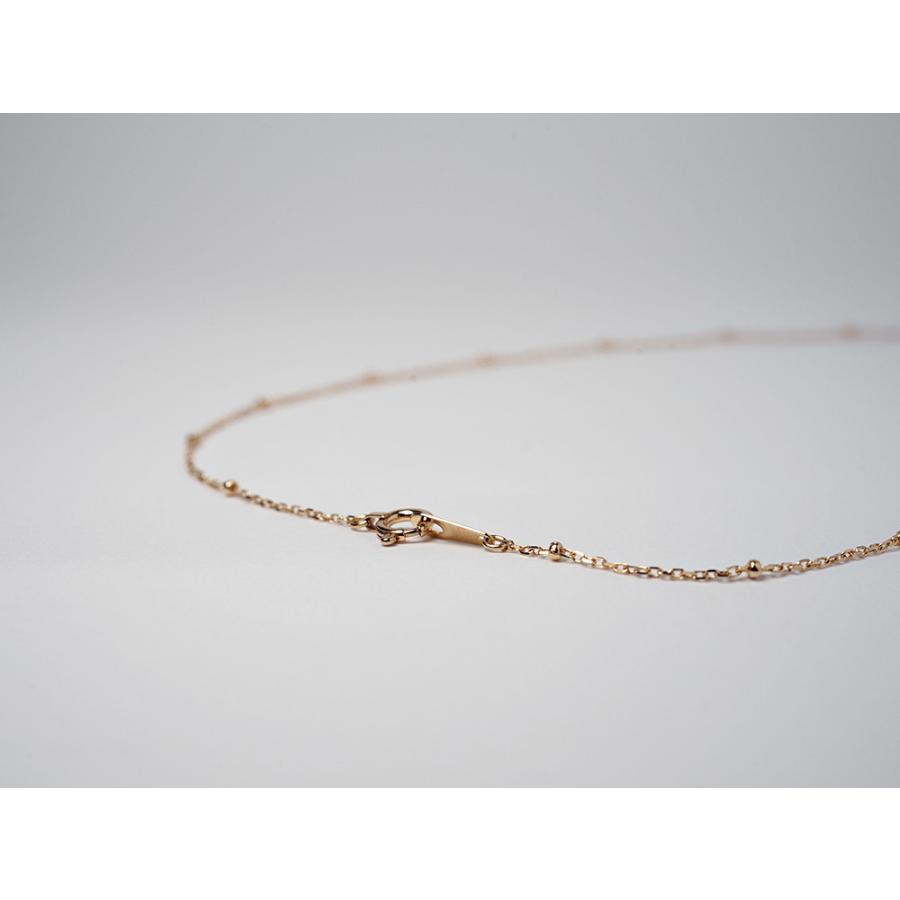 未使用 K18ホワイトゴールド 小豆チェーンブレスレット K18 小豆 チェーン ブレスレット 【 0.28mm × 0.9mm幅 】 | 華奢