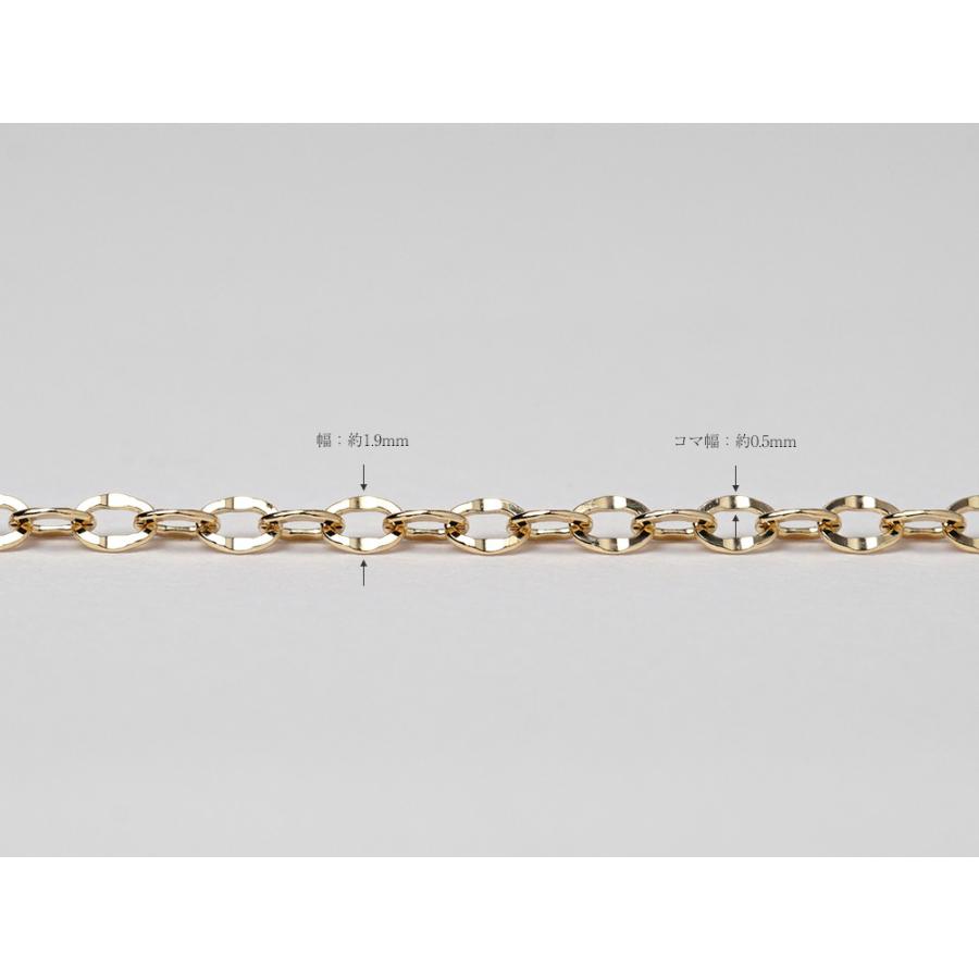 11/28午後値上げ実施】 K18 ポラリスカットネックレスチェーン