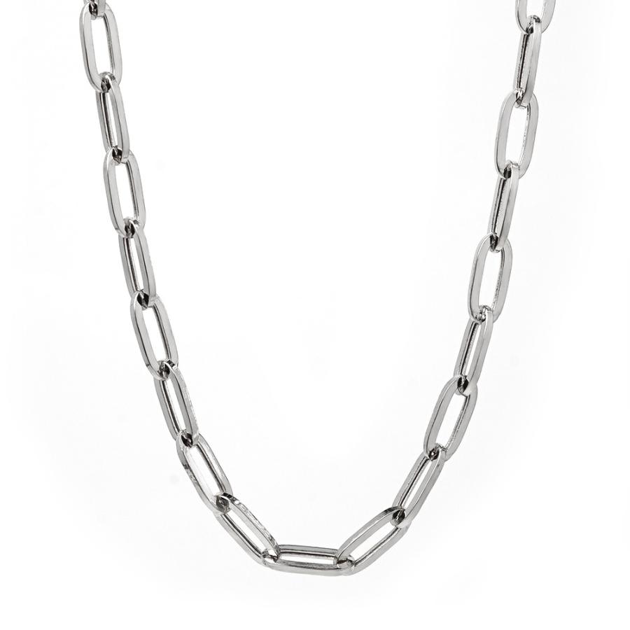 K18 ペーパークリップ ネックレスチェーン 2.7mm チェーン K18 ペーパークリップ ネックレスチェーン 2.7mm チェーン