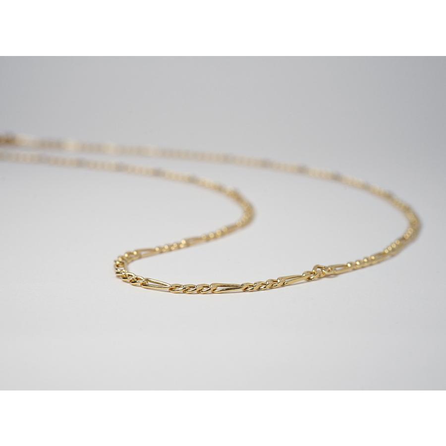 K18 フィガロ ネックレスチェーン 2.2mm チェーンネックレス K18 フィガロ ネックレスチェーン 2.2mm チェーンネックレス