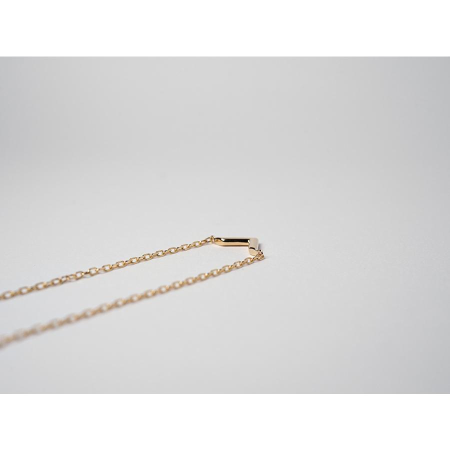 K18 ヴァウ ブレスレット レディース 地金 18k 18金 V字 定番ブレスレット アルファベット  プラチナ可 スタンダード rph74165124の画像