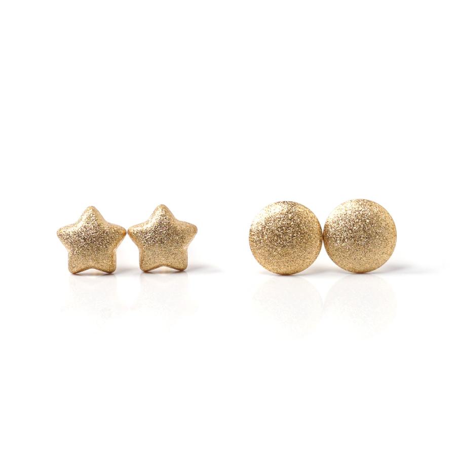 K18 フィグーラ ピアス レディース 18k 18金 スター サークル セカンド