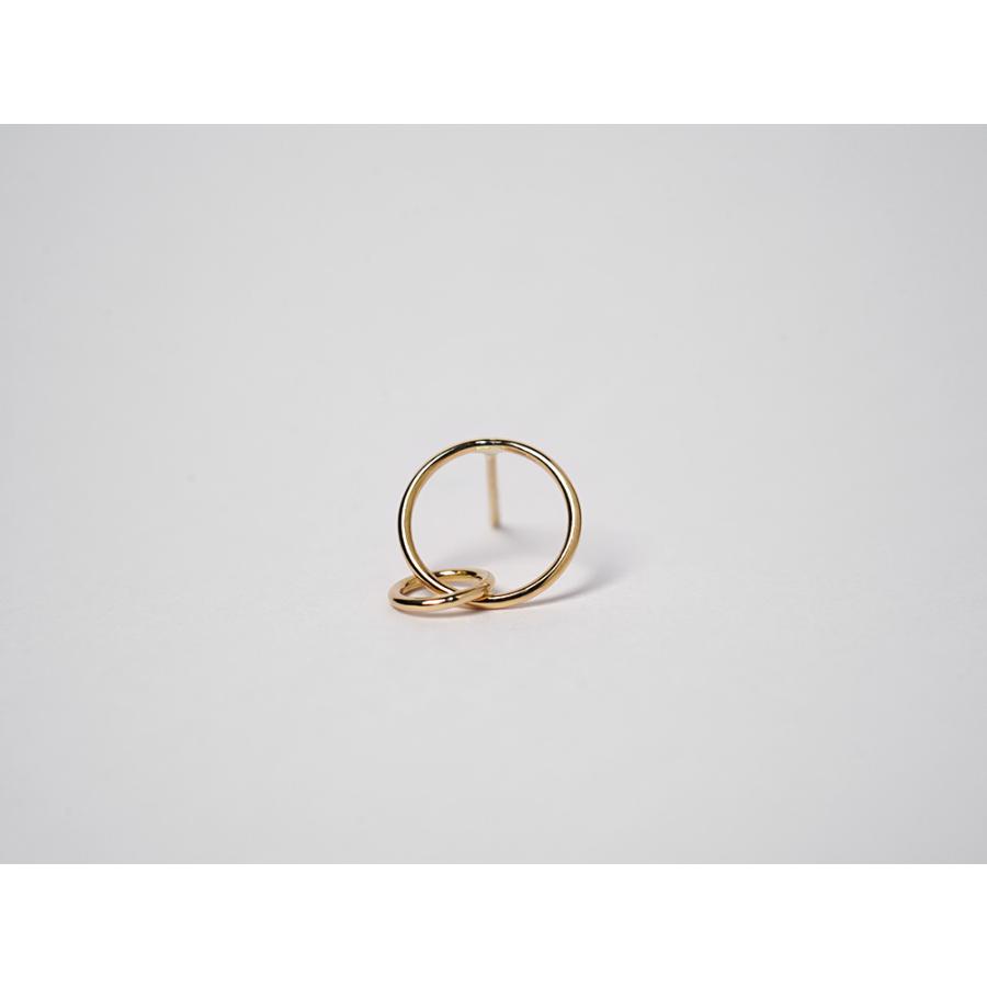K18 フォルマ ピアス スタッドピアス 地金ピアス レディース ゴールド 18K 18金 丸 円 サークル ラウンド リングピアス rph43671723の画像