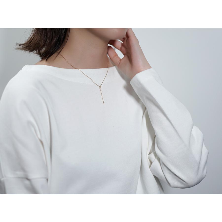 K18 エクレア チェーン ペンダントトップ ネックレストップ レディース