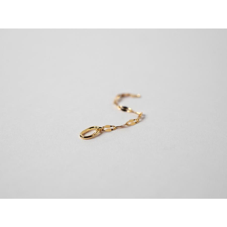 K18 エクレア チェーン ペンダントトップ ネックレストップ レディース