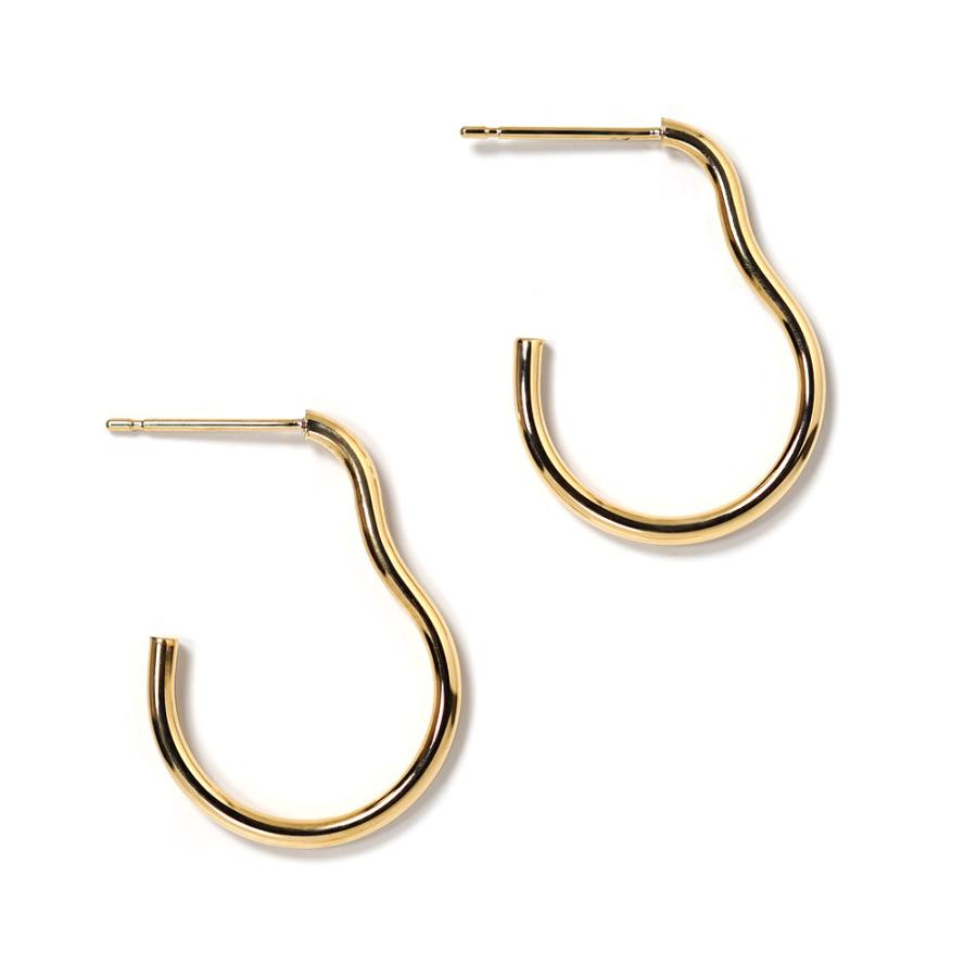 K18 ピルム ピアス レディース18K 18金 K18イエローゴールド 金線